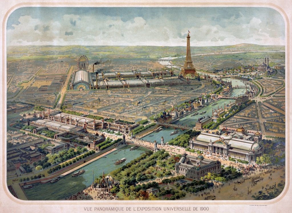 Панорама Всемирной выставки в Париже 1900 года