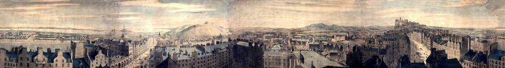 Роберт Баркер (Robert Barker) (1739-1806) «Панорама Эдинбурга» (1787 г.)
