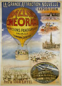 Афиша представления Cineorama на парижской выставке 1900 года