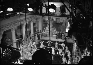 Рабочий момент съемок Фильм Старинный водевиль 1946 2