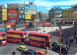 Площадь Пиккадилли в Лондоне (1963)