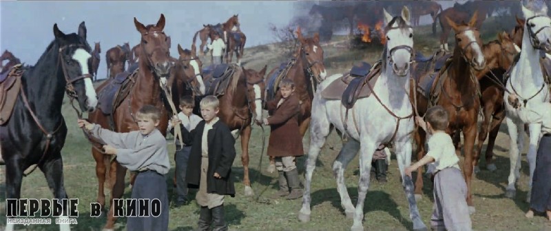 Кадр из фильма "Дума о британке" (1969). Скан 4К с оригинального 70-мм негатива.