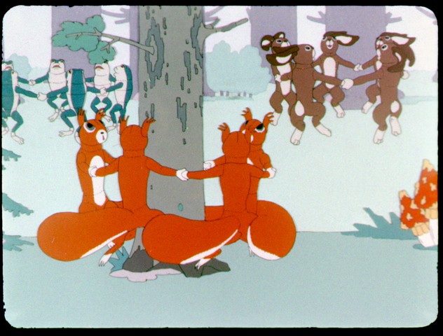 Кадр из анимационного фильма "Теремок" (1937)