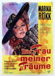 Плакат к фильму "Die frau meiner träume" (Женщина моих грез) (1944)