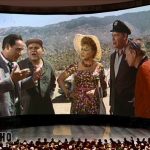 Демонстрация фильма «It’s A Mad, Mad, Mad, Mad World» на 33 метровом панорамном экране с дугой 146 по системе «Cinerama -70» в московском кинотеатре «Мир».