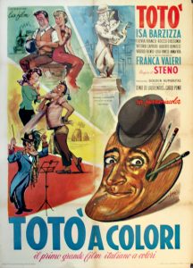 Афиша фильма "Toto a Colori" (Тото в цвете) (1952)