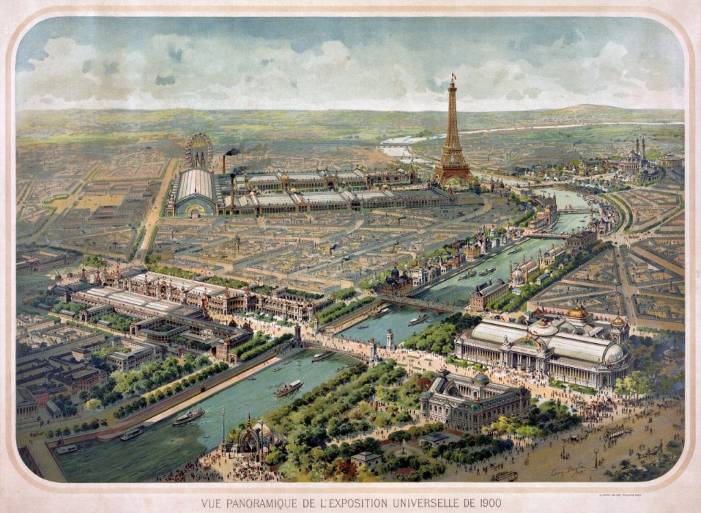 Панорама Всемирной выставки в Париже 1900 года/