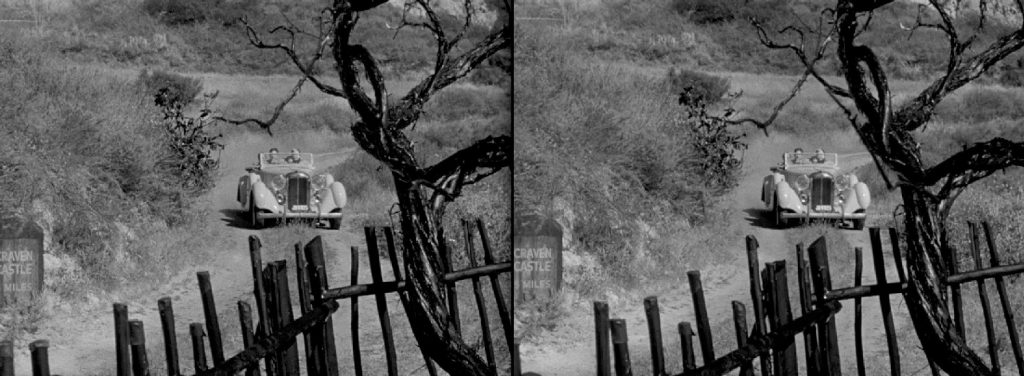Стереопара из фильма «THE MAZE" ( Лабиринт) (1953)