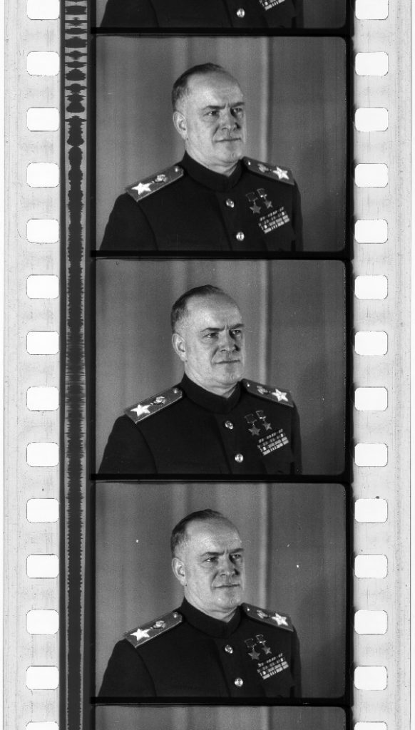 Г.К.Жуков. Кадры из киножурнала "Новости дня" N14 (1945)