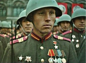 Кадры из фильма "Парад Победы" (1945)