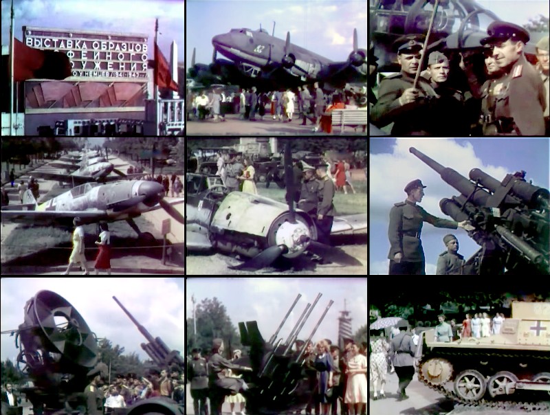 Кадры из фильма "Трофеи Великих битв" (1943)