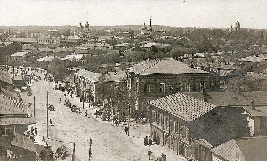 Новозыбков. Вид с пожарной каланчи (1918)