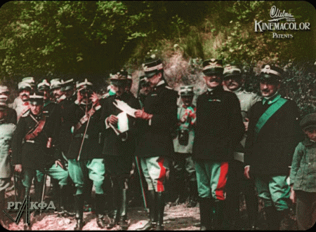 Кадр из фильма "Итальянская кавалерия" (1912)