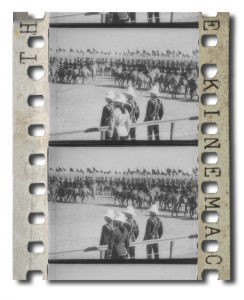 35-мм цветоделенный позитив из фильма "The Durbar at Delhi. The Royal Review of 50,000 Troops. (Торжественный прием в Дели. Королевский смотр 50000 войска) 91912)
