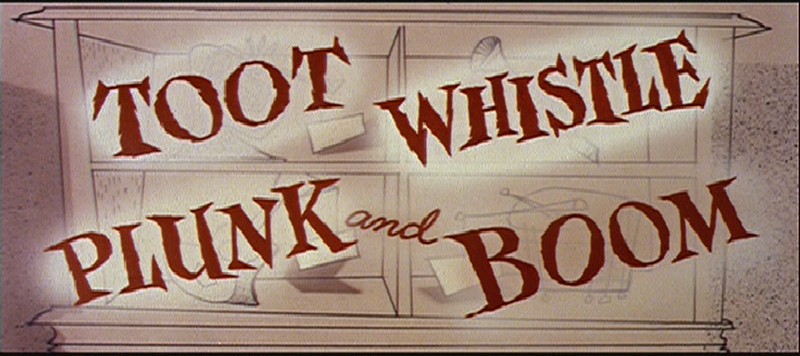 Кадр из фильма «Toot Whistle Plunk and Boom» («Свистеть, гудеть, бренчать и грохотать») (1953)